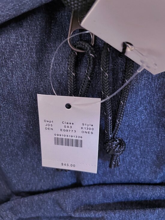 NEW J Crew X Eastpak Mini Orbit Backpack 10L NWT Double Denim main image 6